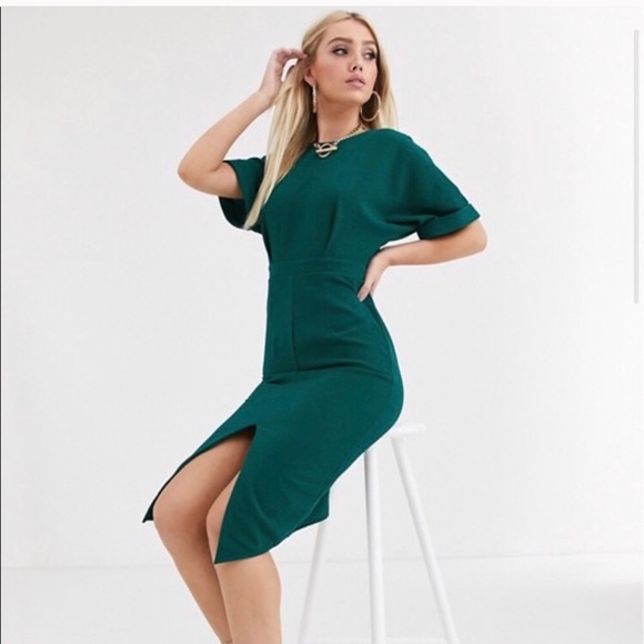 asos wiggle midi dress